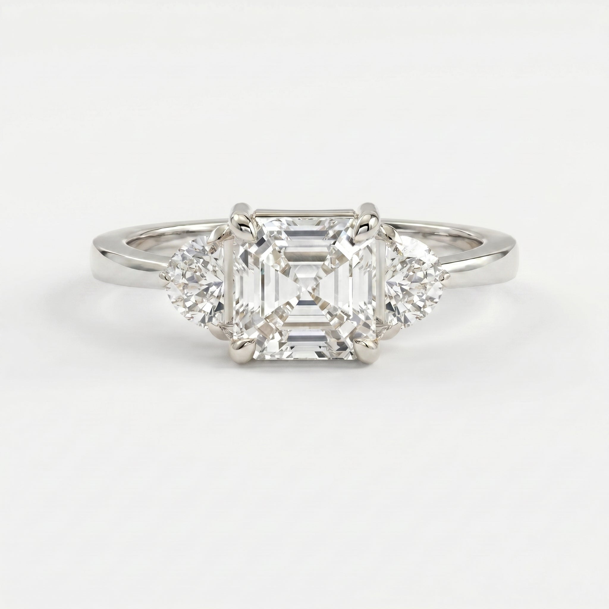 Regalia Steps Asscher Ring