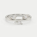 Minimalist Stacking Duo Diamond Band