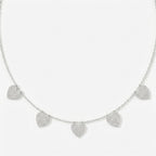 Five Hearts Dazzle Fashion Necklace