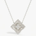 Round Diamond Celeste Floral Diamond Fashion Necklace 