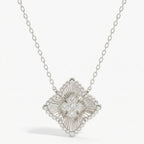 Round Diamond Celeste Floral Diamond Fashion Necklace 