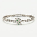 Premium Snake Shape Round Diamond Fashion Bracelet