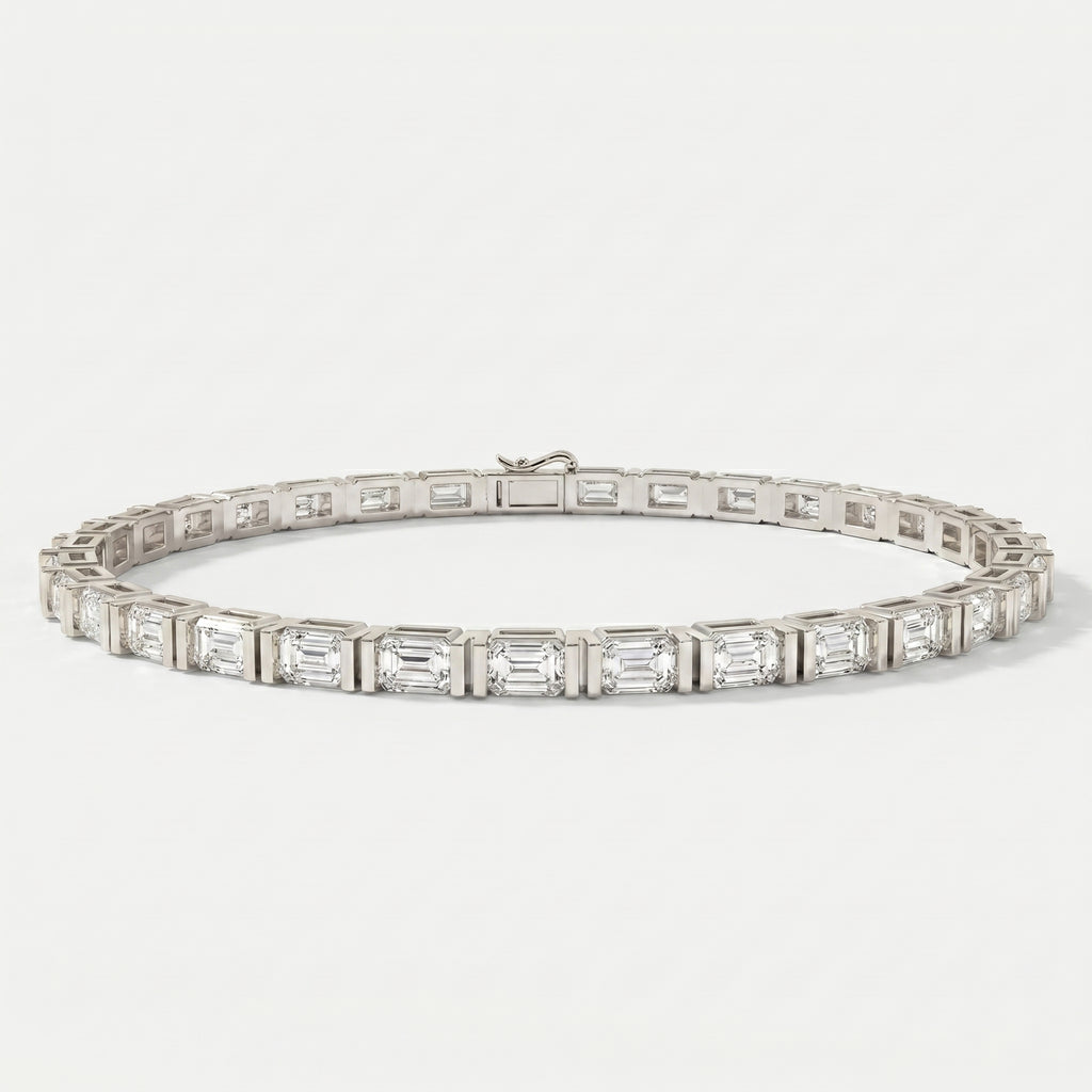 Luxury Emerald Diamond Fashion Bracelet