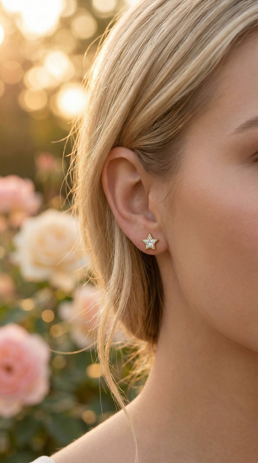 Kitestar Diamond Earring Stud