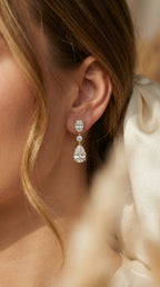 Elegant Diamond Drop Dangle Earring