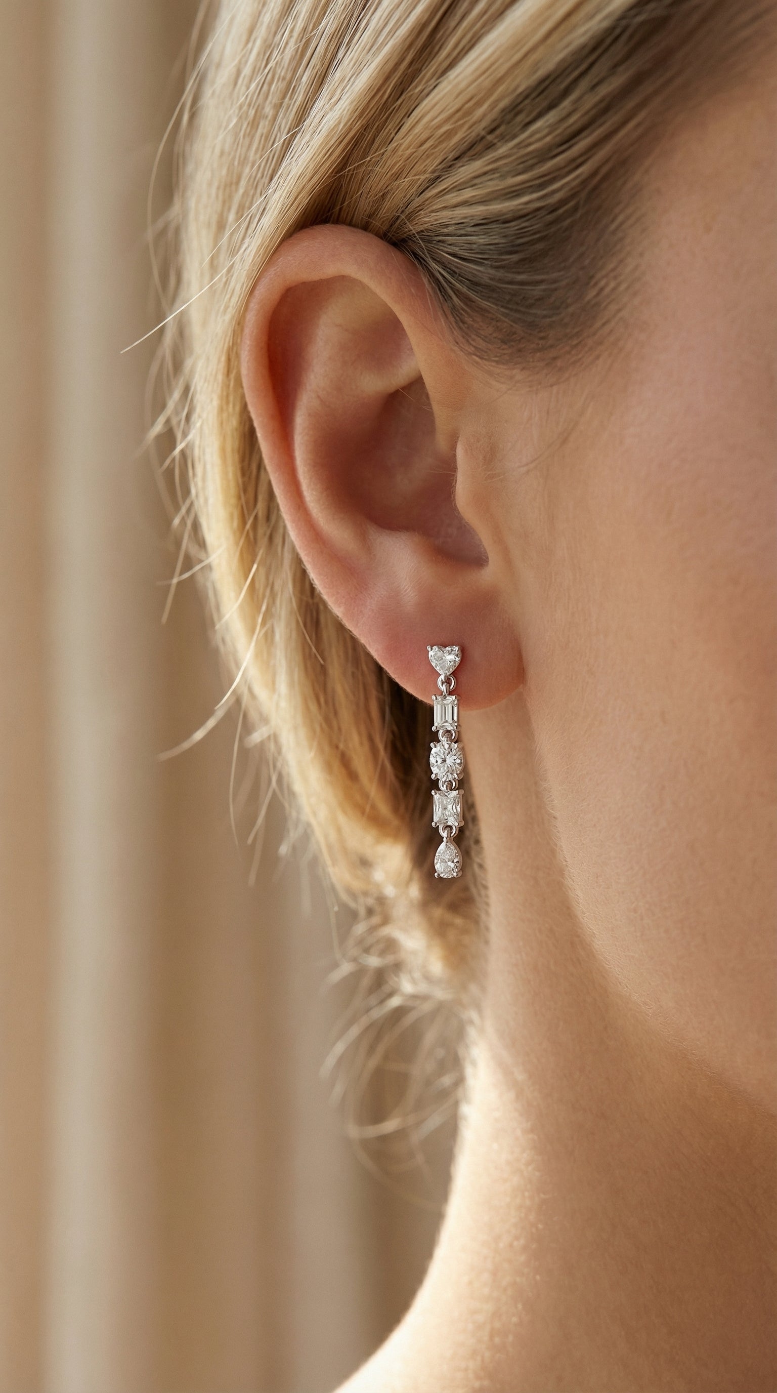 Elegant Multi Drop And Dangle Earring