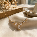 V-Shape Diamond Necklace