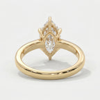 Dutch Marquise Cut Lab Diamond Solitaire Engagement Ring