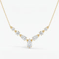 V-Shape Diamond Necklace