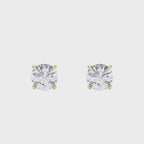 Round Diamond Earring Stud