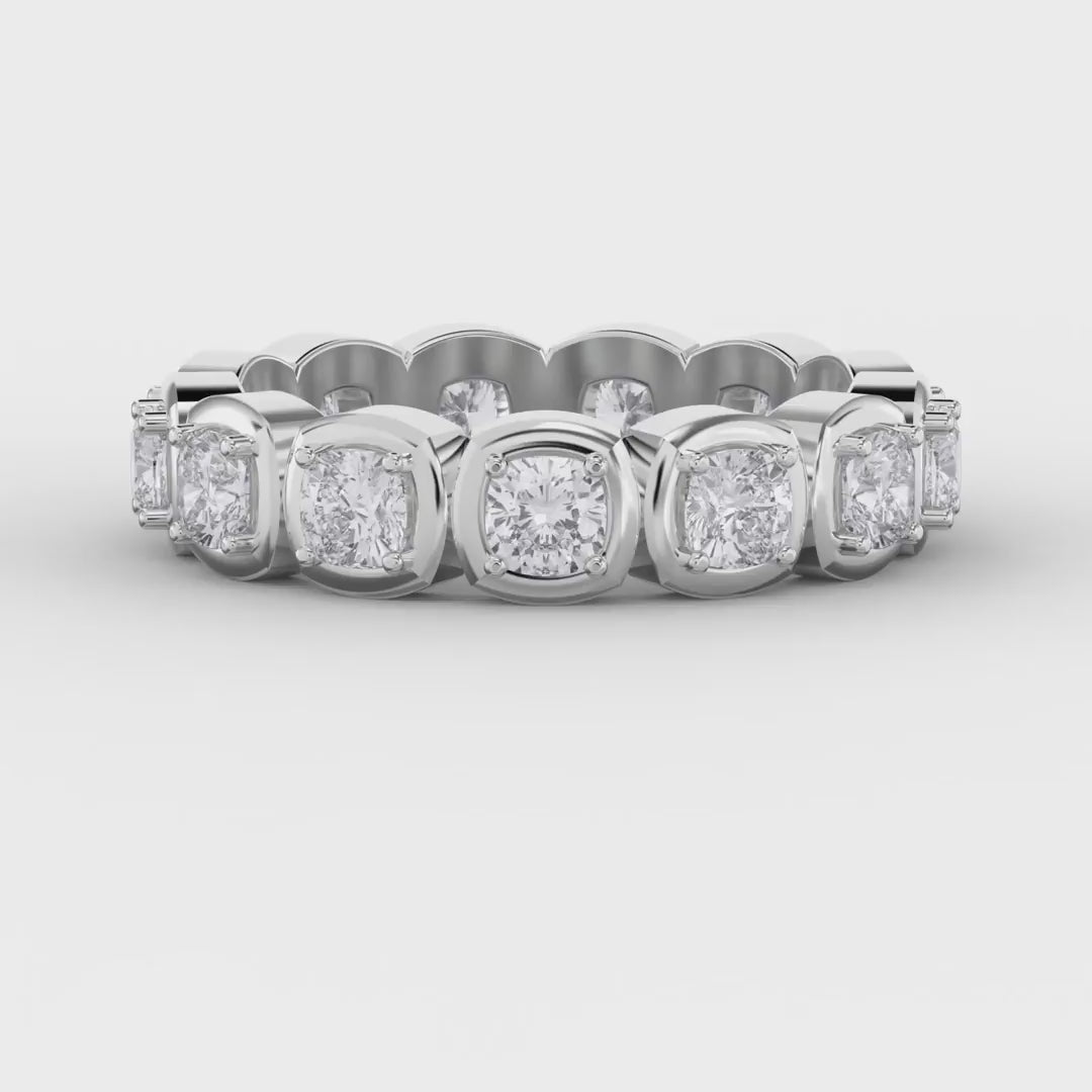 Timeless Luxury Eterna Cushion Square Diamond Ring