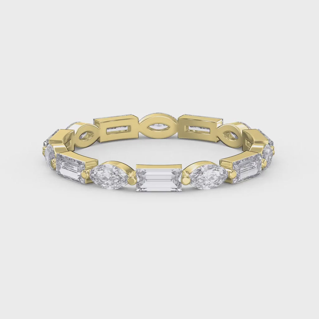 Unique Duo Diamond Anniversary Ring