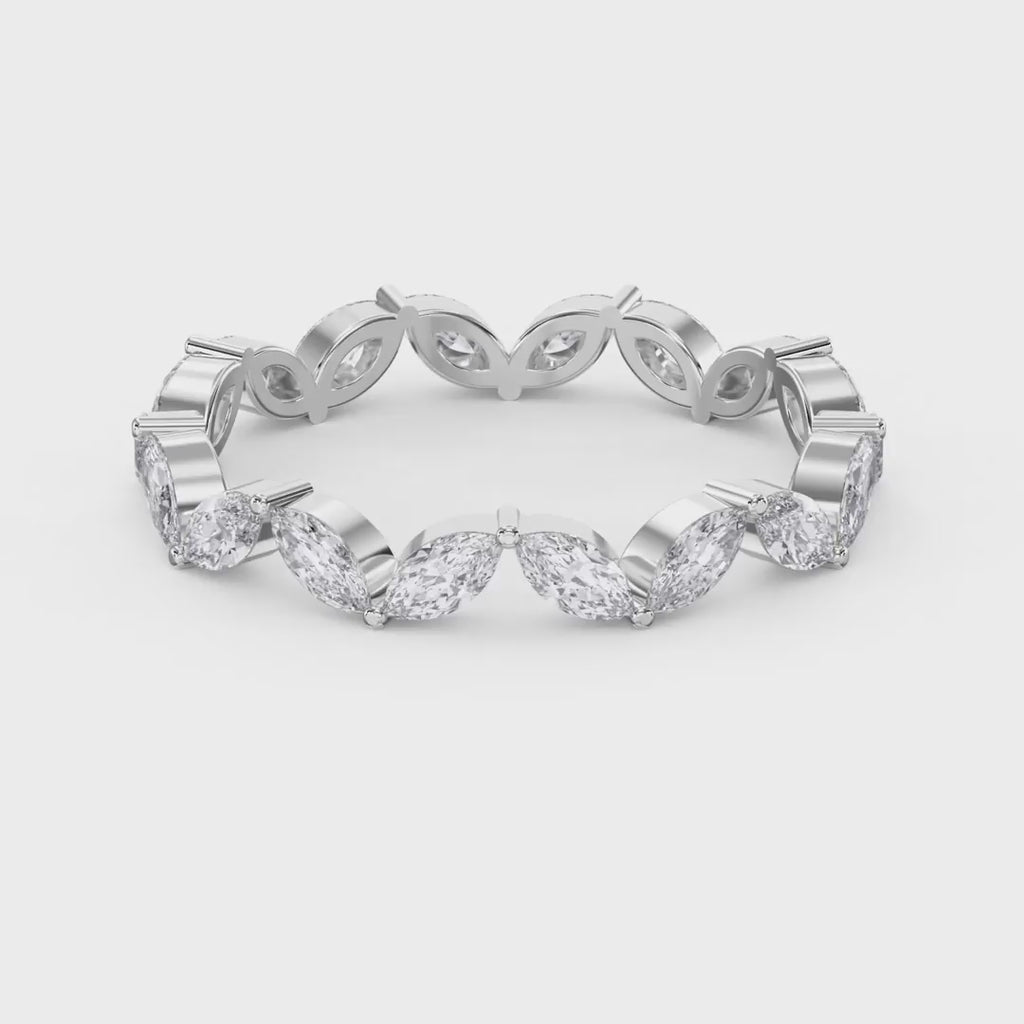 Marquise Cut Diamond Prong Setting Ring