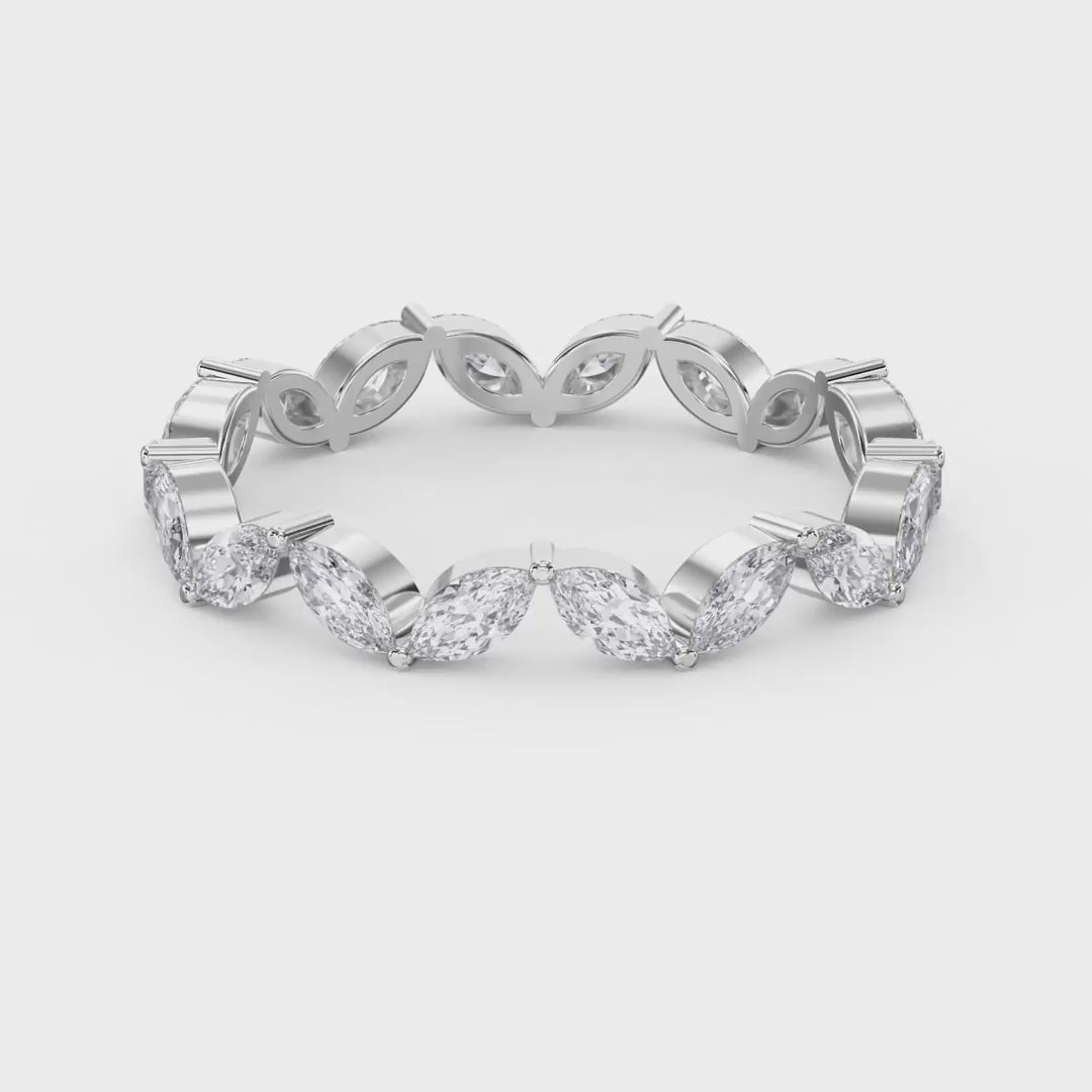 Marquise Cut Diamond Prong Setting Ring