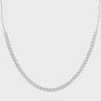 Elegance redefined Round Diamond Tennis Necklace