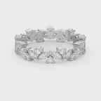 Cluster Design Round & Marquise Diamond Ring