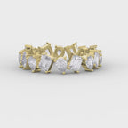 Two Shape Diamond Full Circle Ring