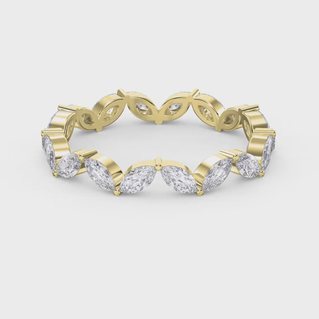 Marquise Cut Diamond Prong Setting Ring