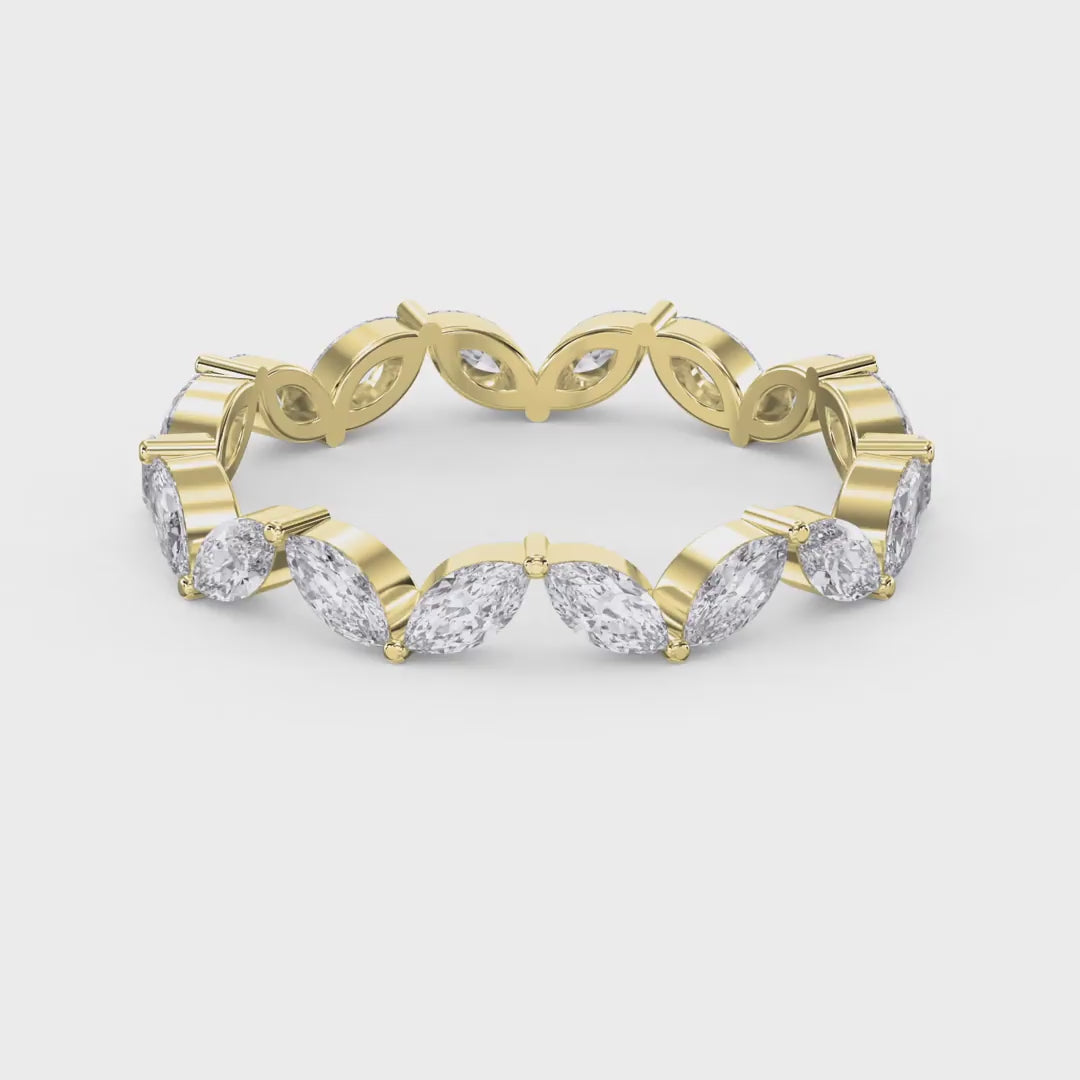 Marquise Cut Diamond Prong Setting Ring