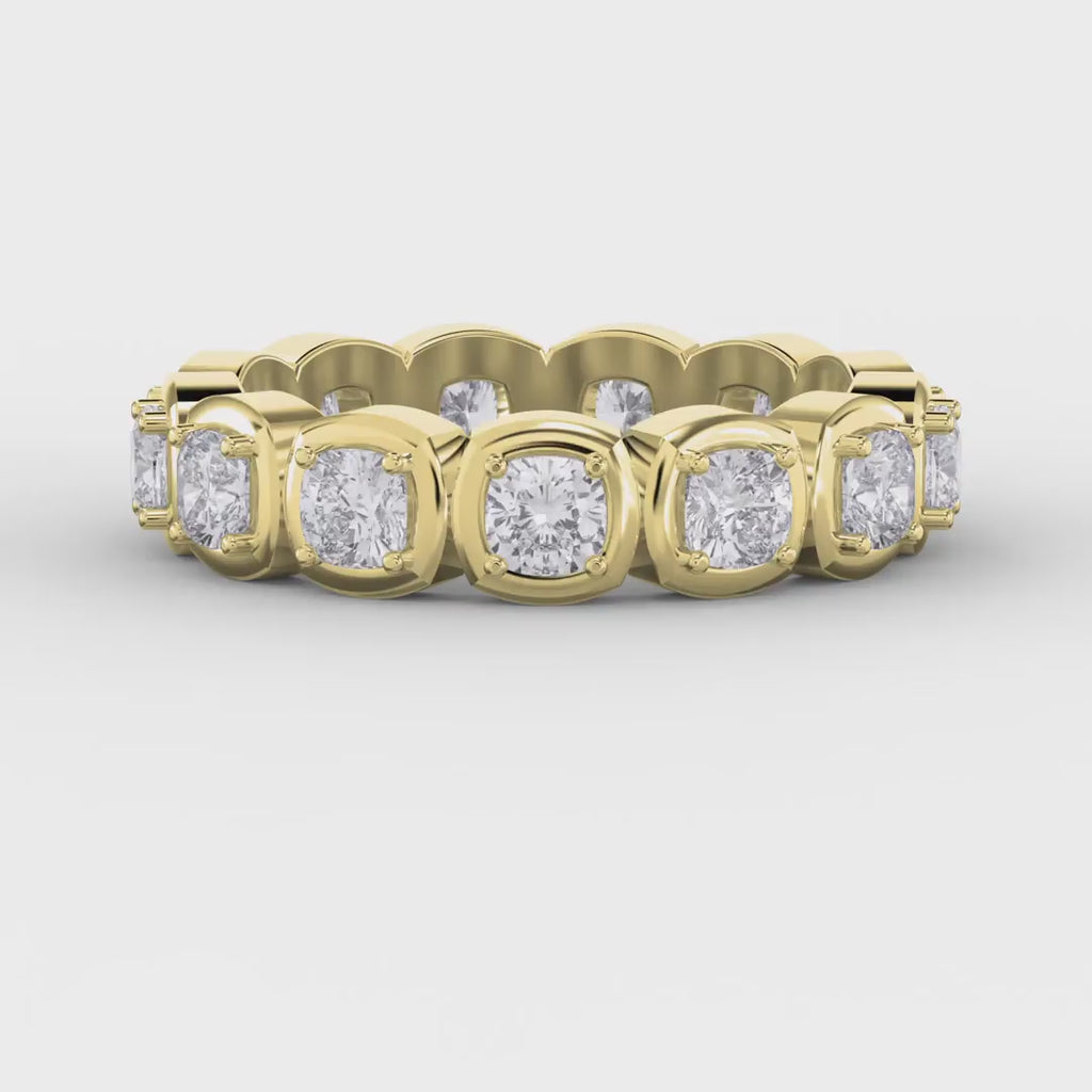 Timeless Luxury Eterna Cushion Square Diamond Ring