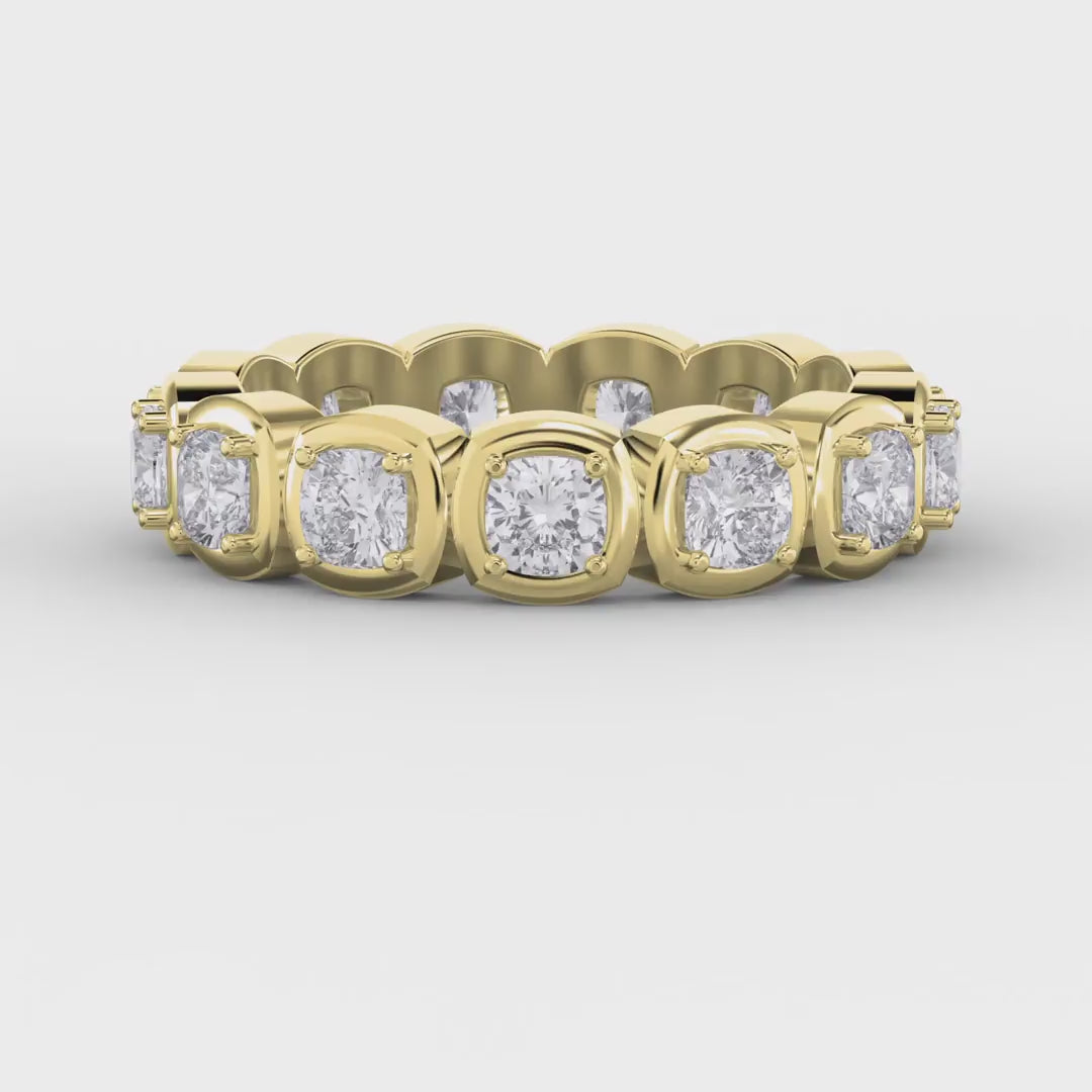Timeless Luxury Eterna Cushion Square Diamond Ring