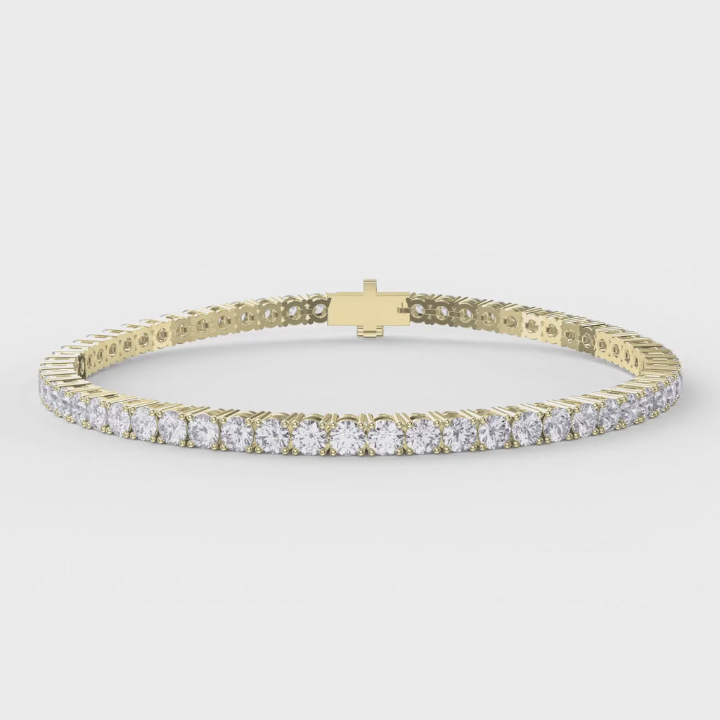 Round Diamond Tennis Bracelet