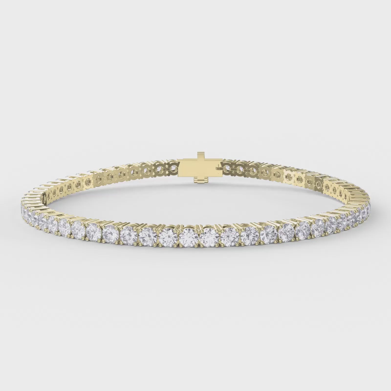Round Diamond Tennis Bracelet