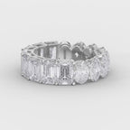Luxury Mixed Cut Diamond Full Diamond Ring