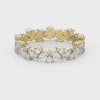Cluster Design Round & Marquise Diamond Ring
