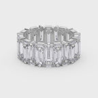 Luxury Wide Anniversary Baguette Diamond Ring
